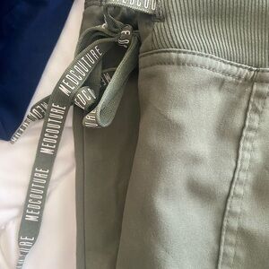 Women's Scrub Jogger Pants Green and Blue 2x pairs